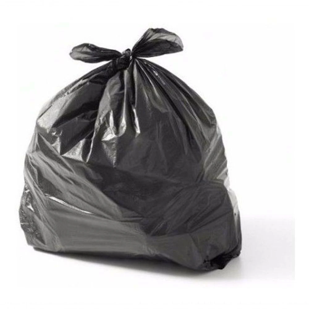 Saco para Lixo 200 Litros Reforçado em PEBD 100% Reciclado Preto com 200 Unidades Higipack