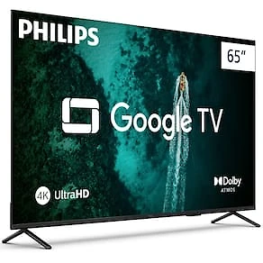 Miniatura Smart TV 65" 4K Philips 65PUG7419/78 Google TV Comando de Voz Dolby Atmos
