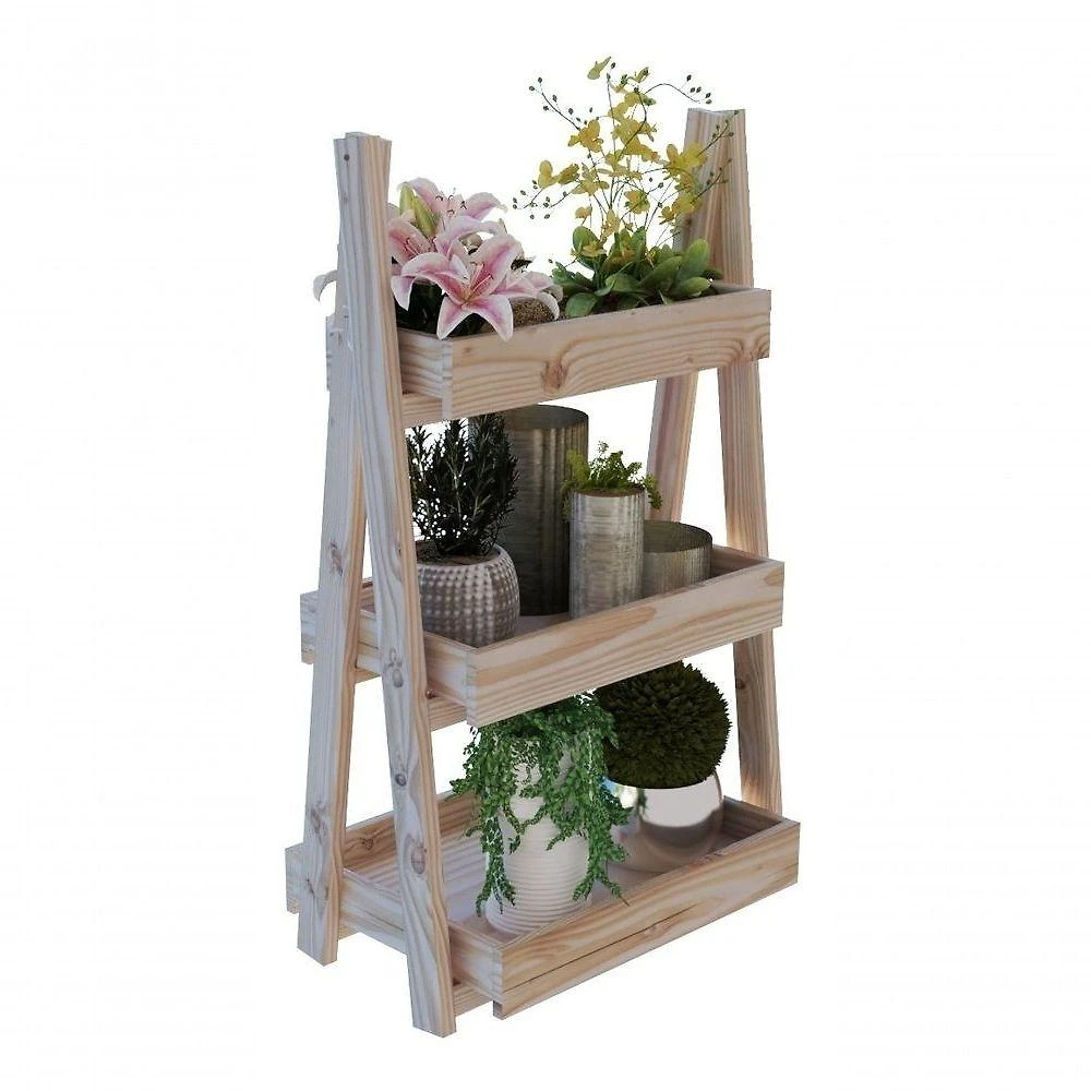 Gabinete Para Banheiro Prateleira Suspensa Madeira Pinus