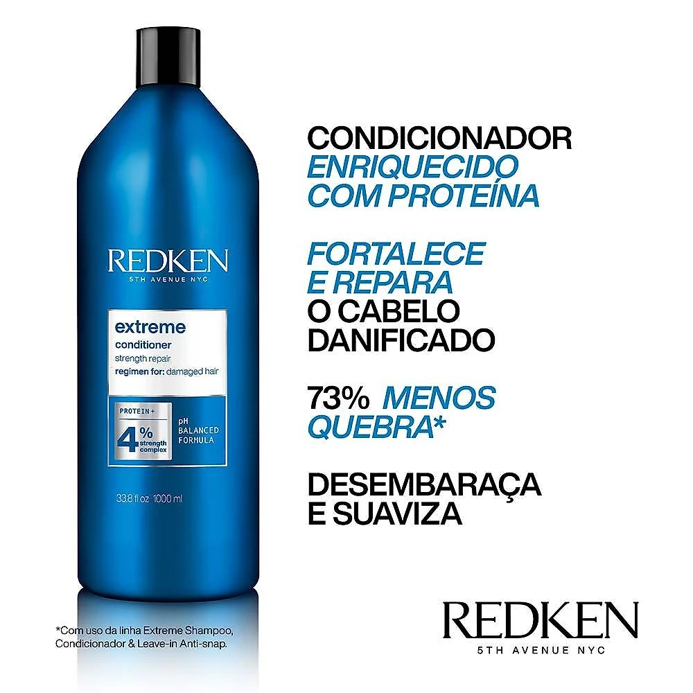 Redken extreme conditioner - condicionador reconstrutor 1l