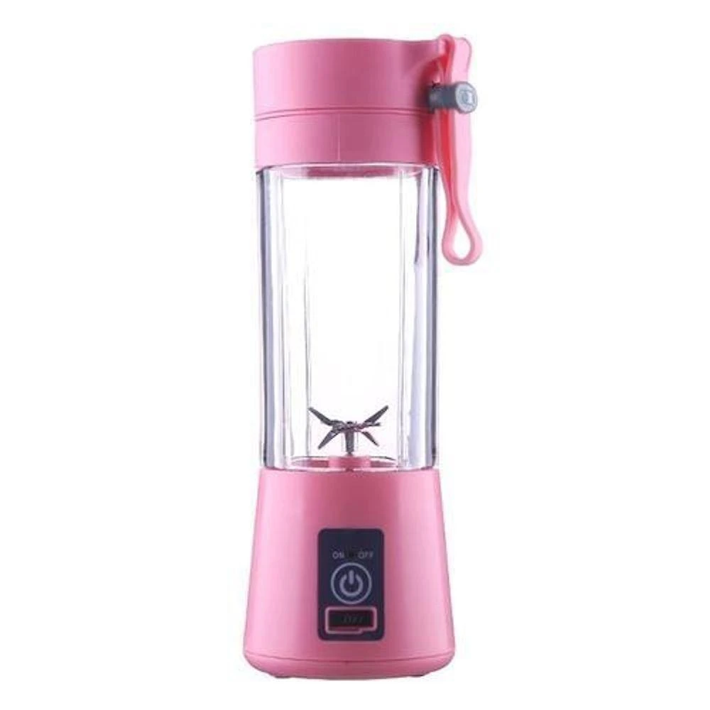 Mini Liquidificador Portátil Shake Recarregavel - Rosa
