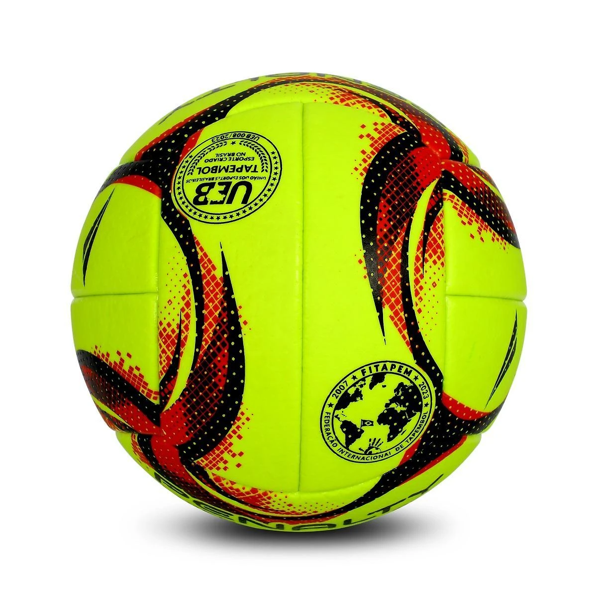 Miniatura Bola De Tapembol Penalty Pro Amarelo/Vermelho/Preto