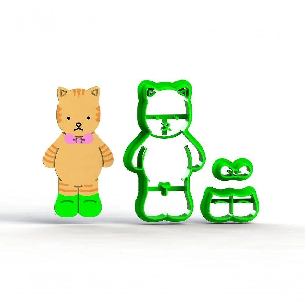 Cortador Bobbie Goods Mod 4 Modular Plástico PLA 7CM Cor Sortida HB Formas e Cortadores