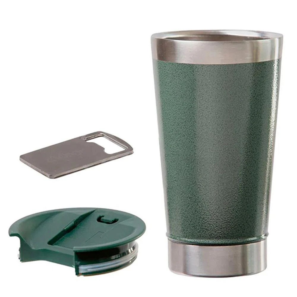 Copo Térmico Abridor 473Ml Dia Dos Namorados Verde Nº7