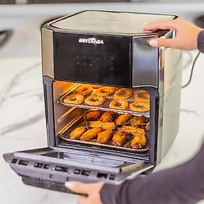Fritadeira Elétrica sem Óleo Air Fry Britânia Oven BFR2100P 12L - Preta 110V