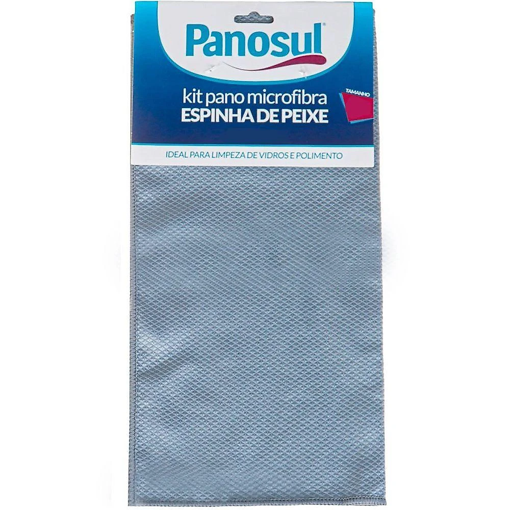 Kit 12 Pano 35x35 Espinha De Peixe Microfibra Super Absorção Panosul