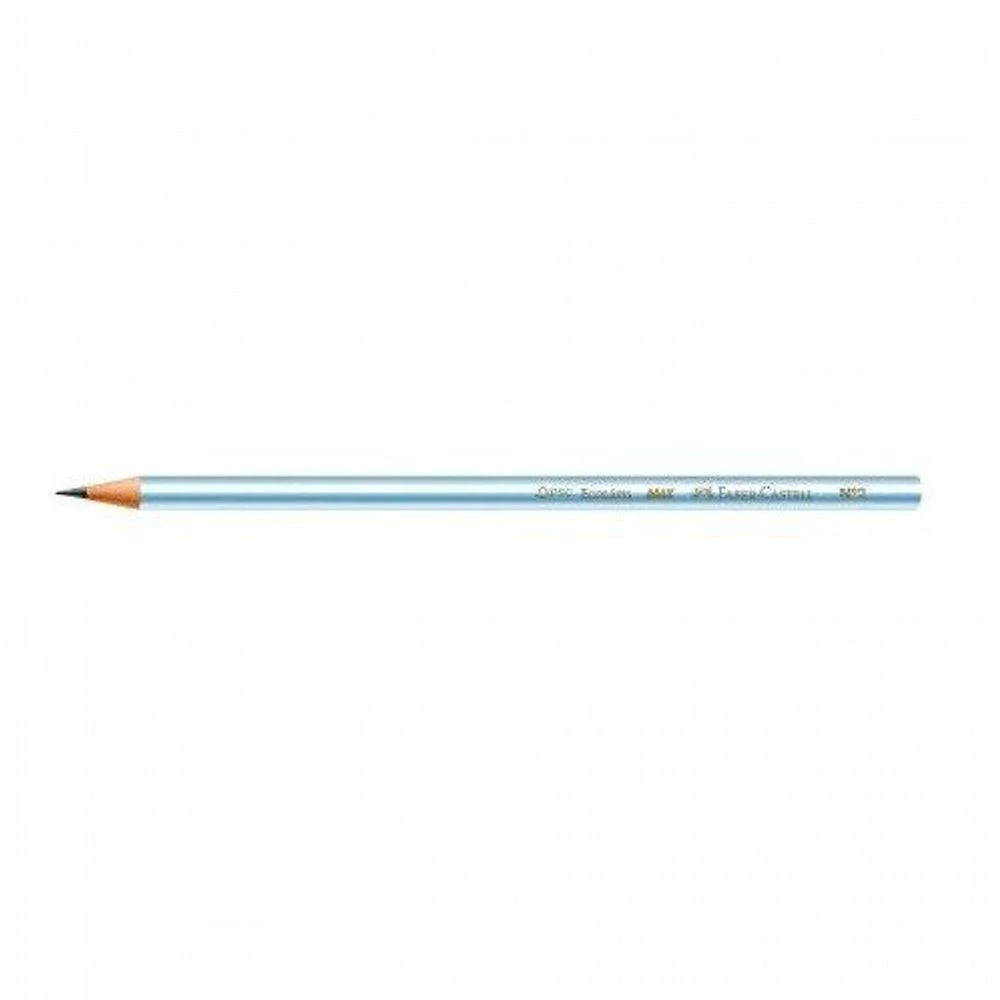 Lápis Grafite Faber-Castell Pérola Graduação 2B Corpo Redondo Ponta Max Resistente Azul