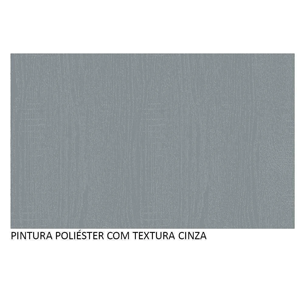 Balcão porta-temperos 20 cm suspenso  nice madesa cinza