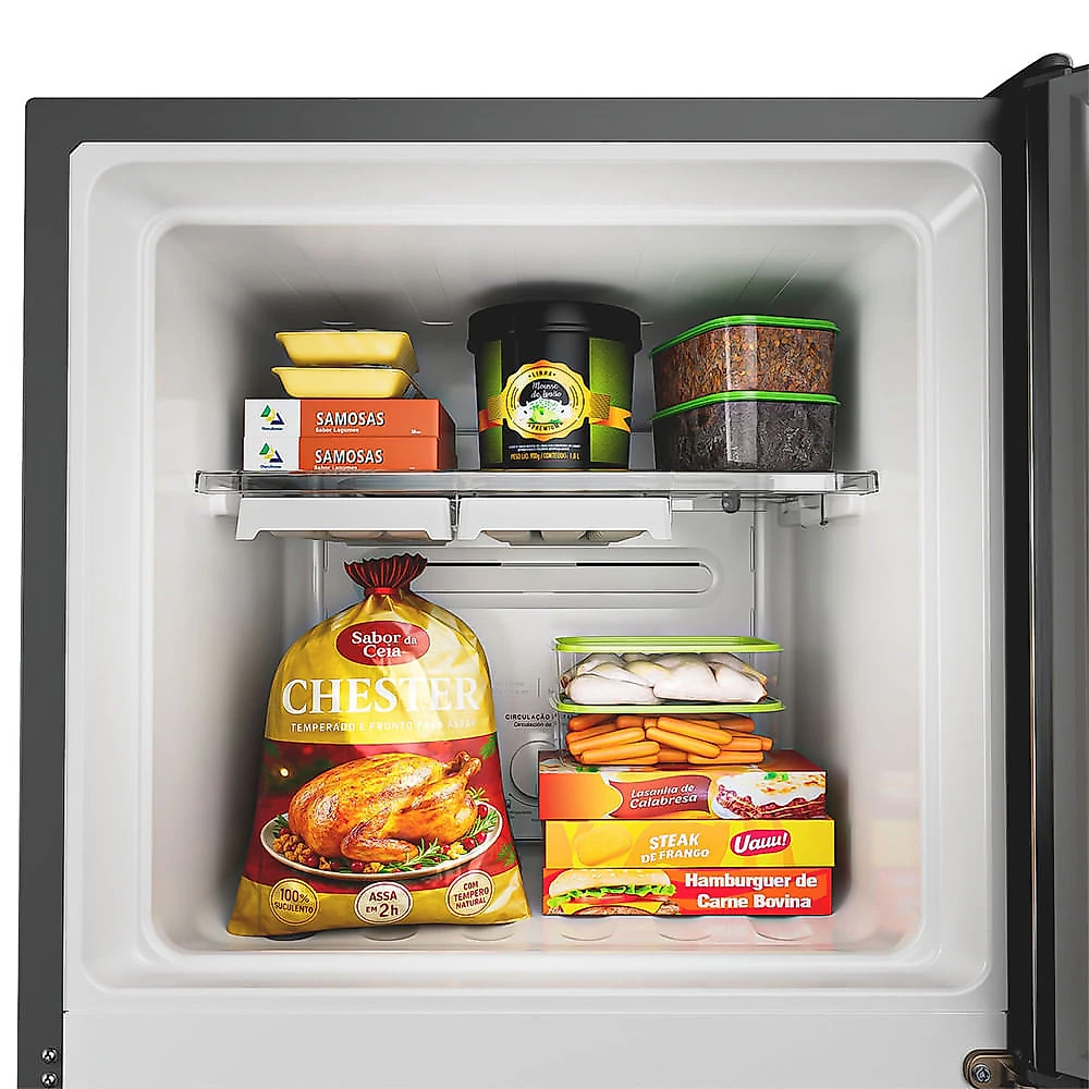 Geladeira Consul CRM44MK Duplex 377 Litros Tecnologia Inverter Frost Free Inox - 220V