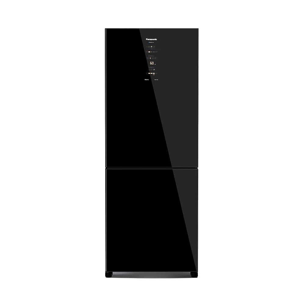 Geladeira Panasonic BB65 Black Glass Inverse Frost Free 467L Inverter A - NR-BB65GV7B