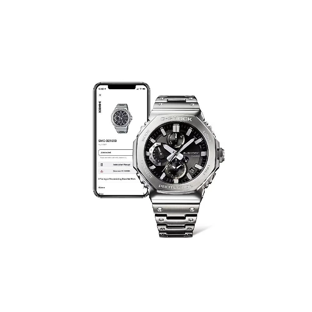 Relógio CASIO G-SHOCK GMC-B2100D-1ADR Bluetooth e Tough Solar
