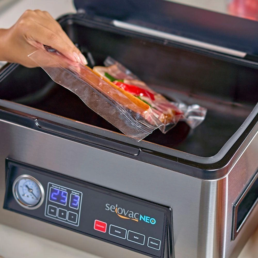 Seladora A Vácuo De Câmara Inox Selovac Neo Lns40 220V