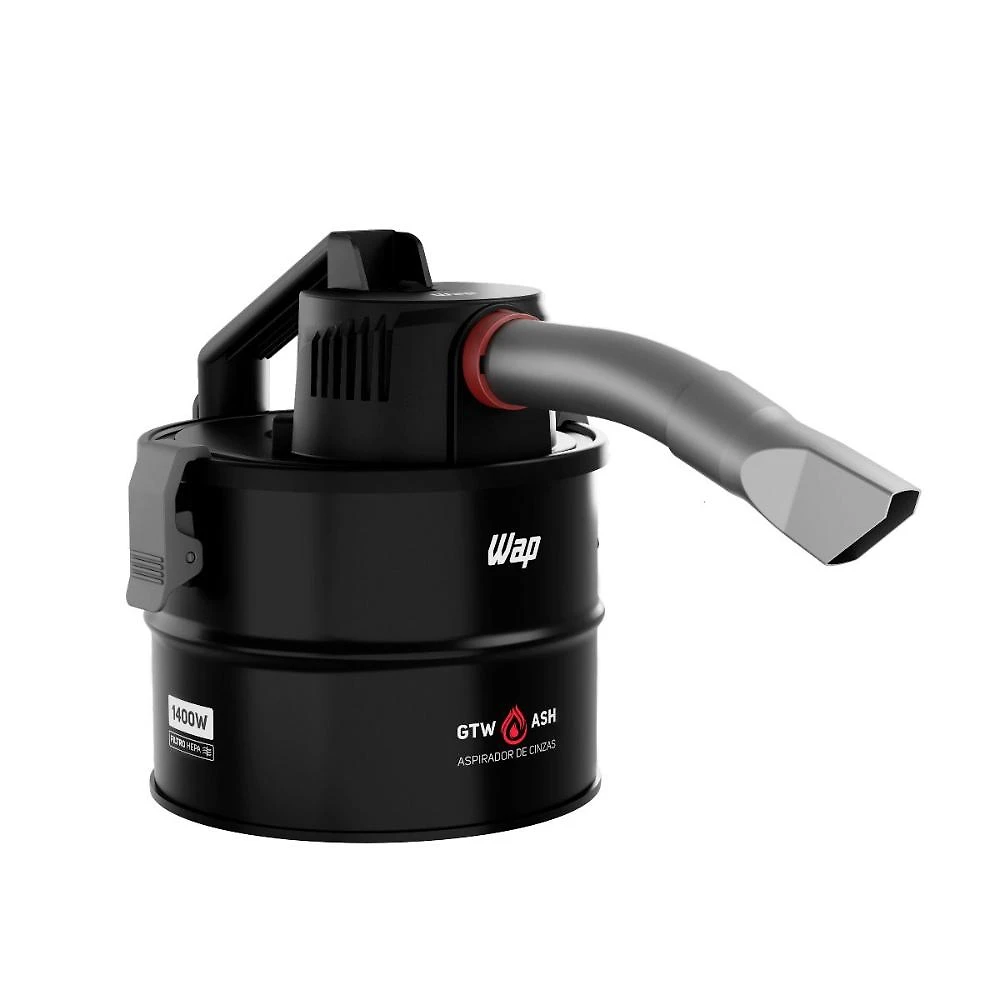 Aspirador de cinzas wap gtw ash para churrasqueira, filtro hepa e alça de transporte 127v