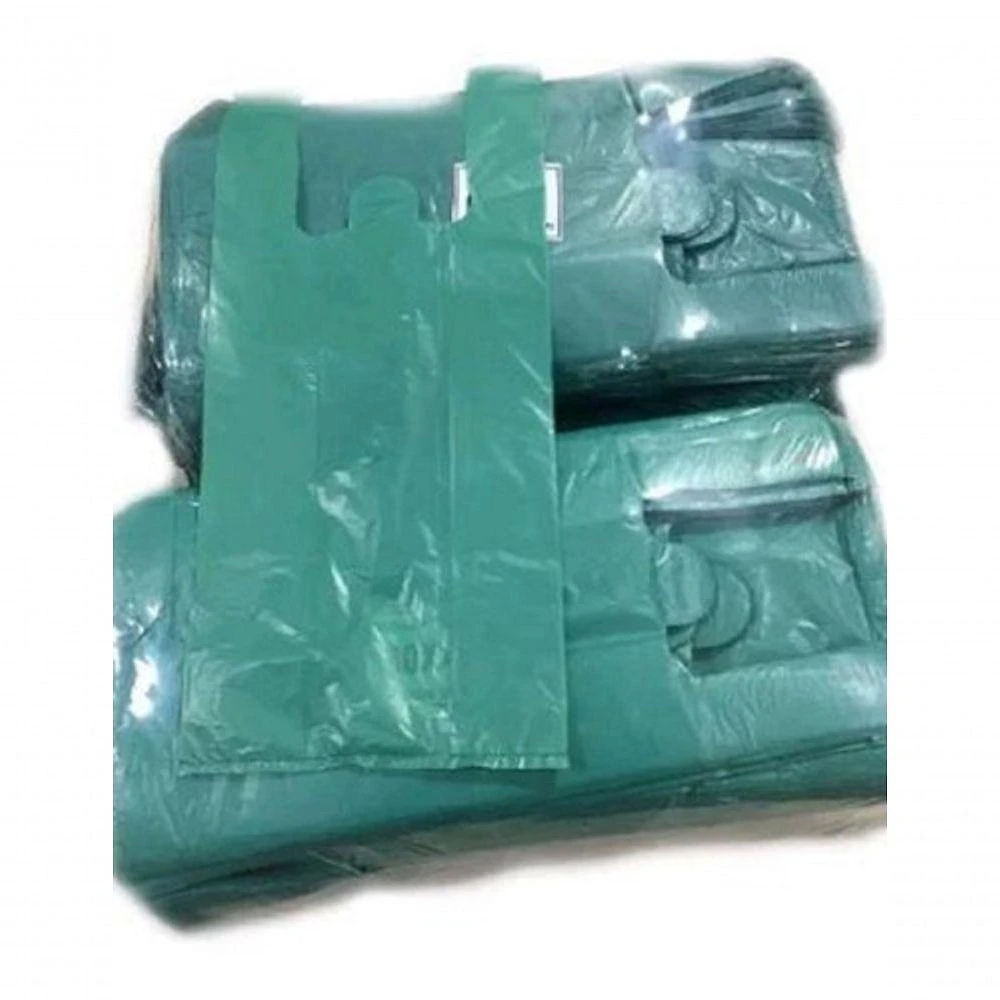 Sacola Plástica Reciclada 60x80 Kit 10 kg Reforçada para Uso Geral Azul, Verde, Marrom Higipack
