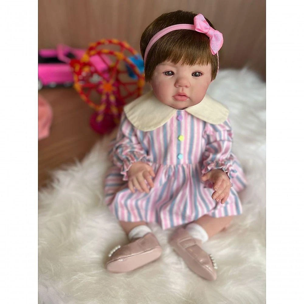 Bebê Reborn Elisa - Kit Simples Corpo Do Bebê Vinil