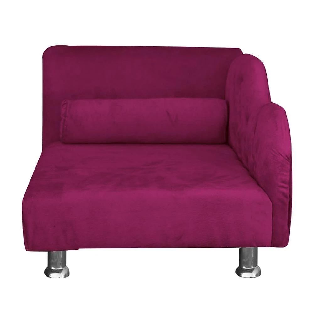 Cama Caminha Diva Pet Veludo Strass Marsala Dvinn Marsala
