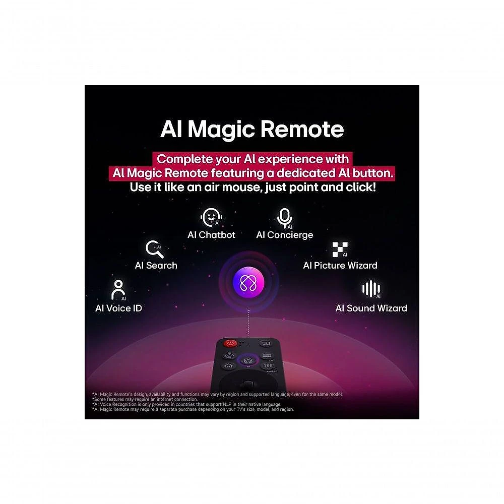 Smart TV LG UHD AI 4K 55 UA75 Processador &alpha;7 Gen8 e Tecnologia 2025 55UA7500PSA.BWZ Bivolt