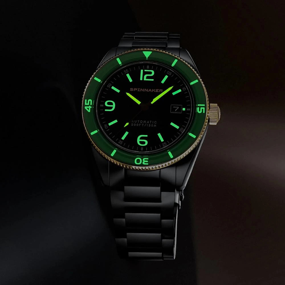 Relógio Spinnaker Fleuss Automatic Golden Eclipse SP-5055-55