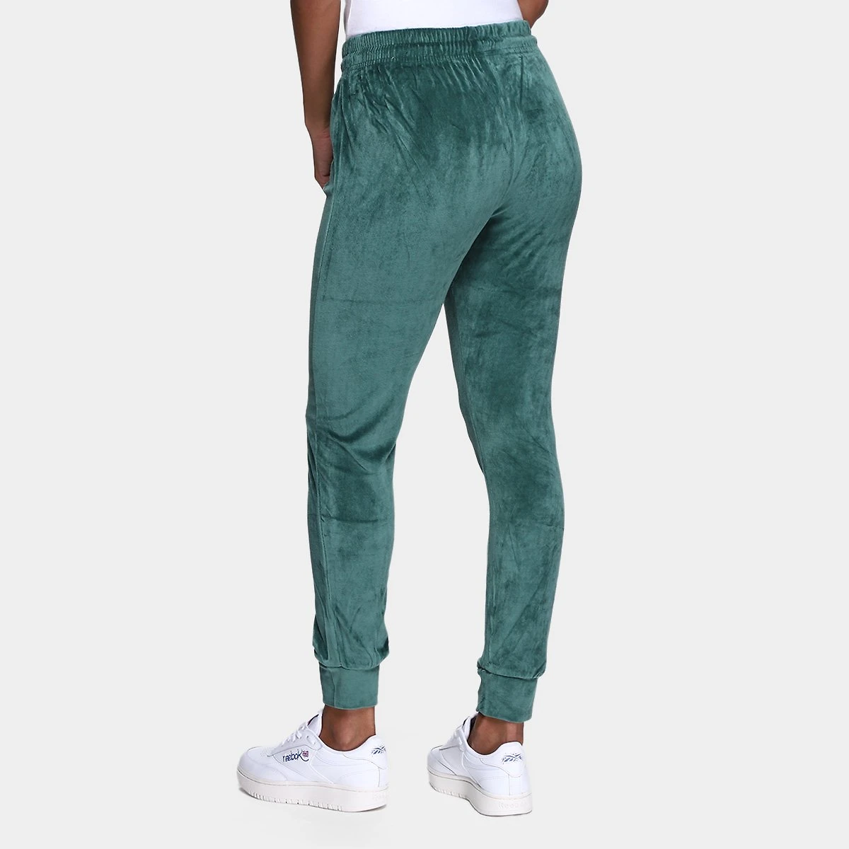 Miniatura Calça Facinelli Plush Punho Feminina Verde - G