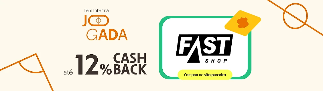 FASTSHOP COM ATÉ 12% DE CASHBACK