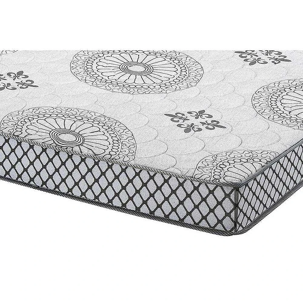 Colchão Solteiro Pérola Gray Polar 2un + Bicama Elza Branco