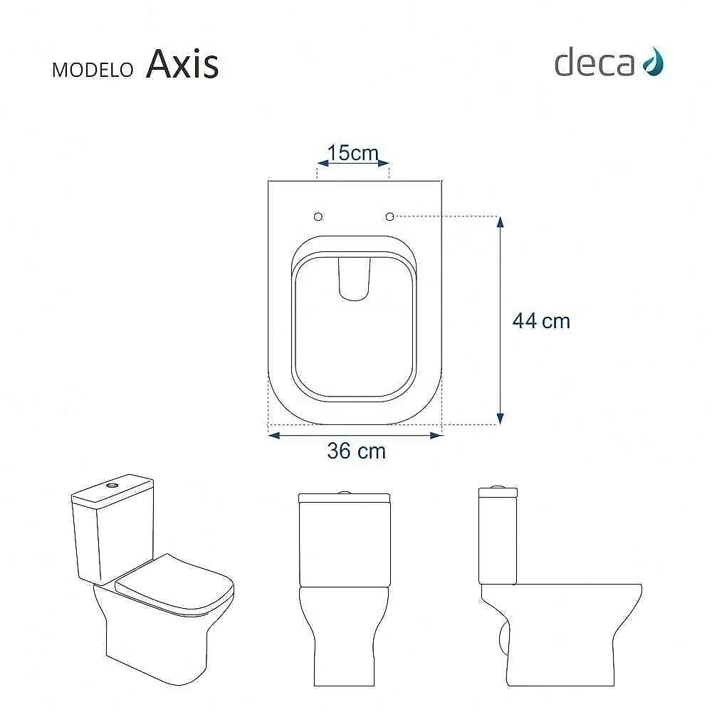Assento Sanitário Axis Alongado MDF Laqueado Convencional Bege Pontto Lavabo webcontinental-7897116707533