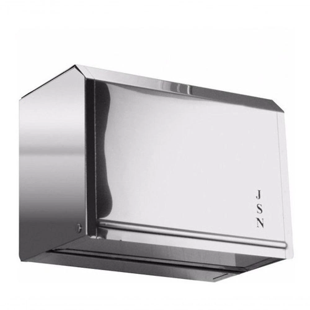 Porta Papel Toalha M1i em Aço Inox com Abertura Frontal e Fixação na Parede Inox Higipack