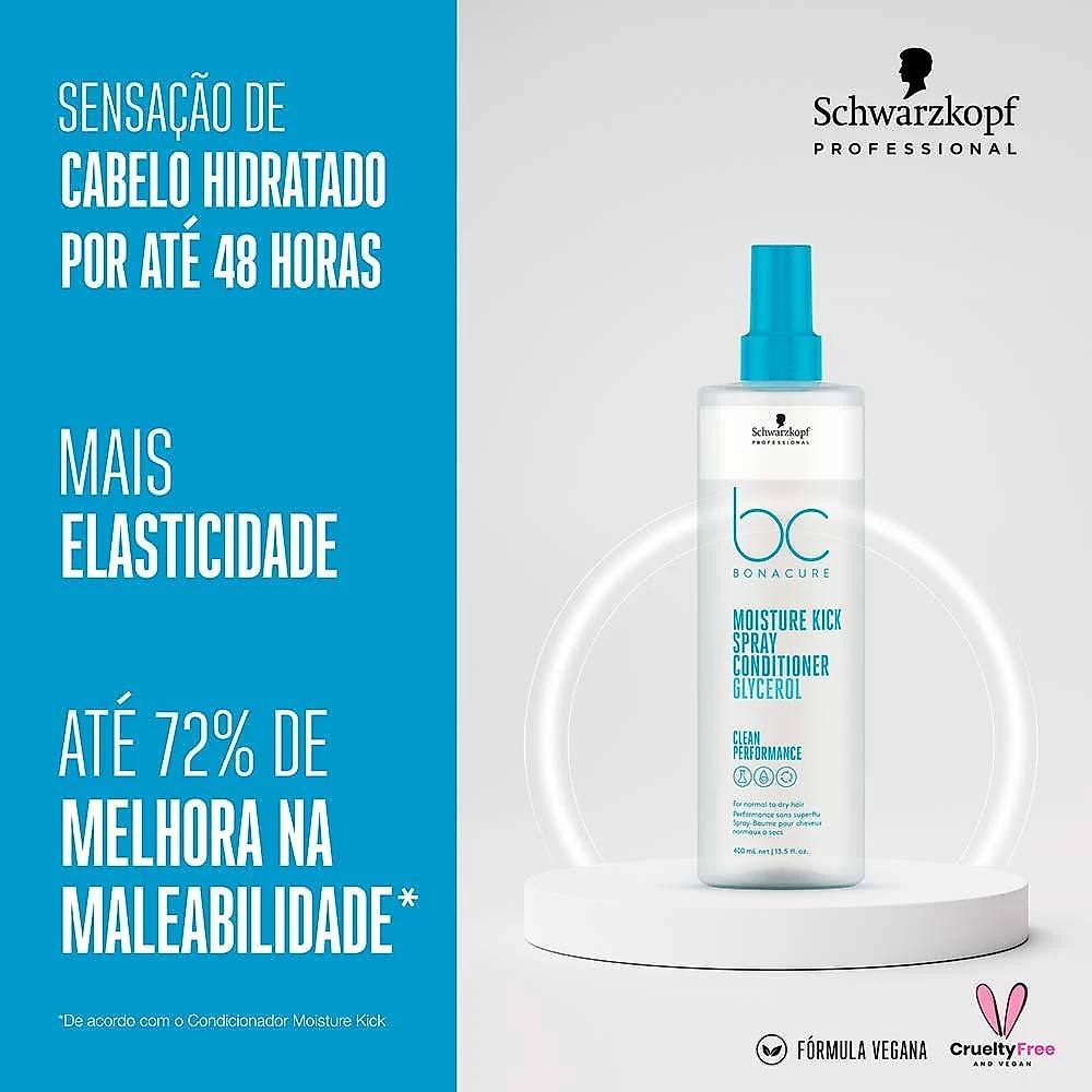 Schwarzkopf bc clean performance moisture kick creme em gel 150ml