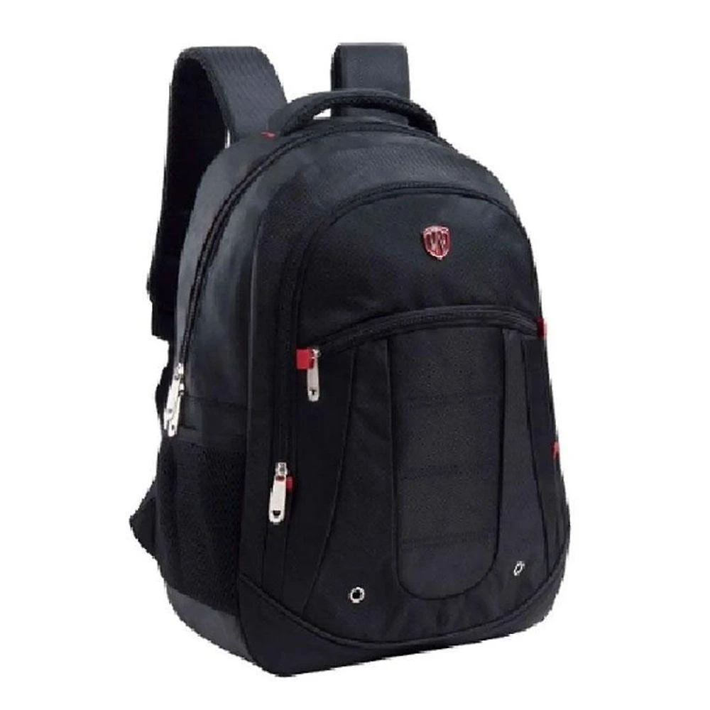 Mochila Escolar Fuseco SBFP-6207 Poliéster Preta Unissex