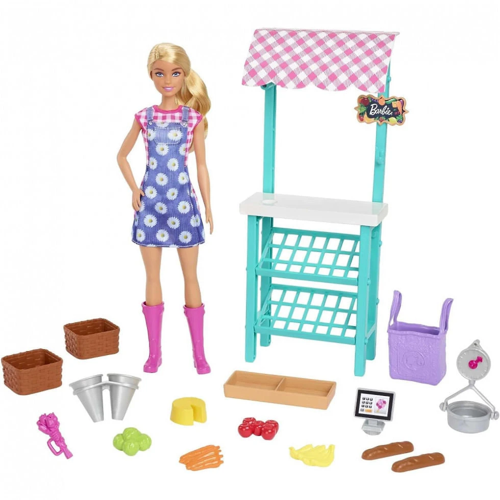 Playset de Boneca Barbie Careers, Tema de de Fazendeiros, HCN22