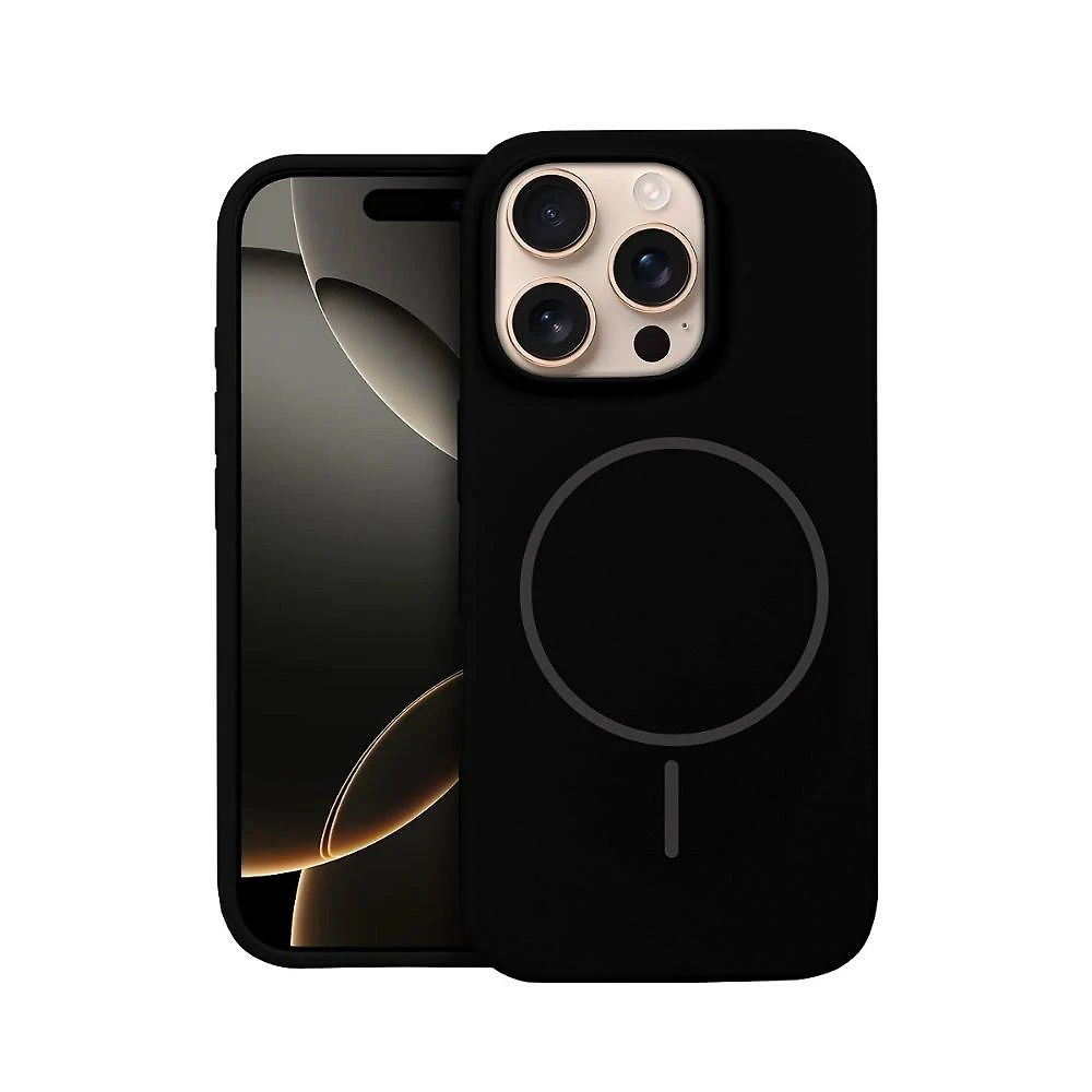 Capa para iPhone 16 Pro - Silicon Liquid Magsafe - Preta - Gshield