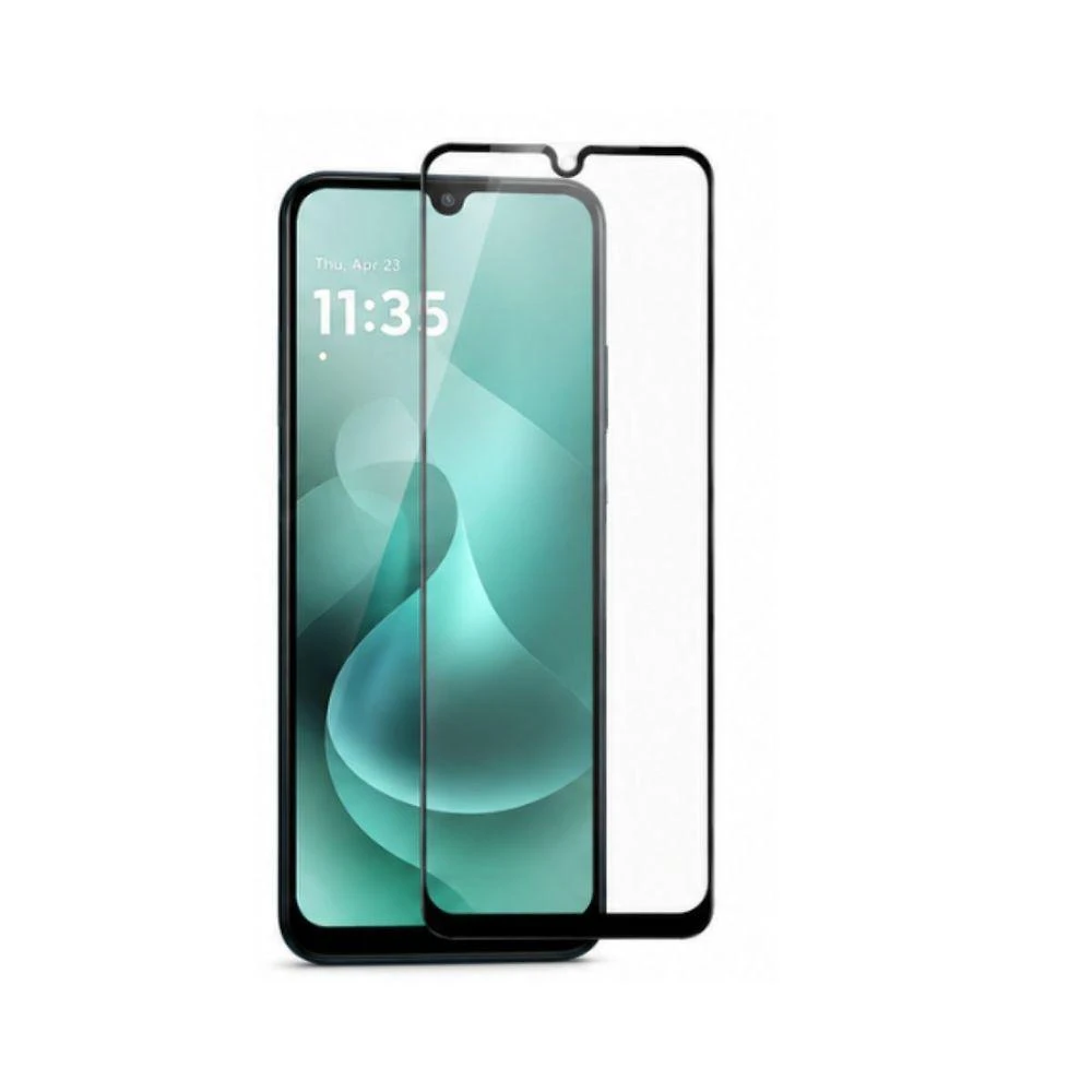 Película de Vidro Temperado ELX Cases para Moto G06 3D 9H com Kit de Limpeza Transparente 1 Unidade