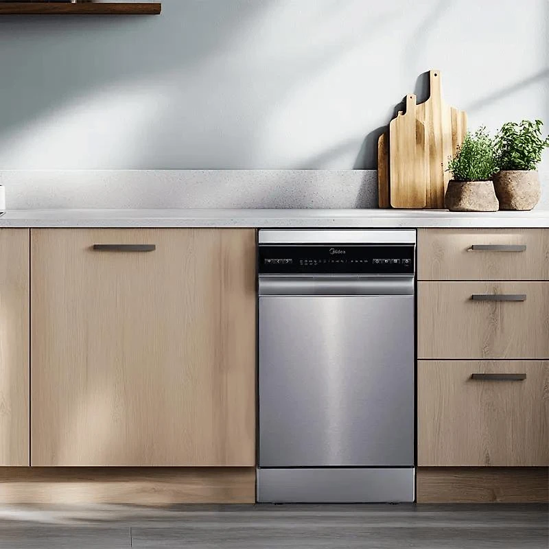 Lava-Louças Midea 10 serviços Inox SmartHome MDWEF1034CSS1 127V