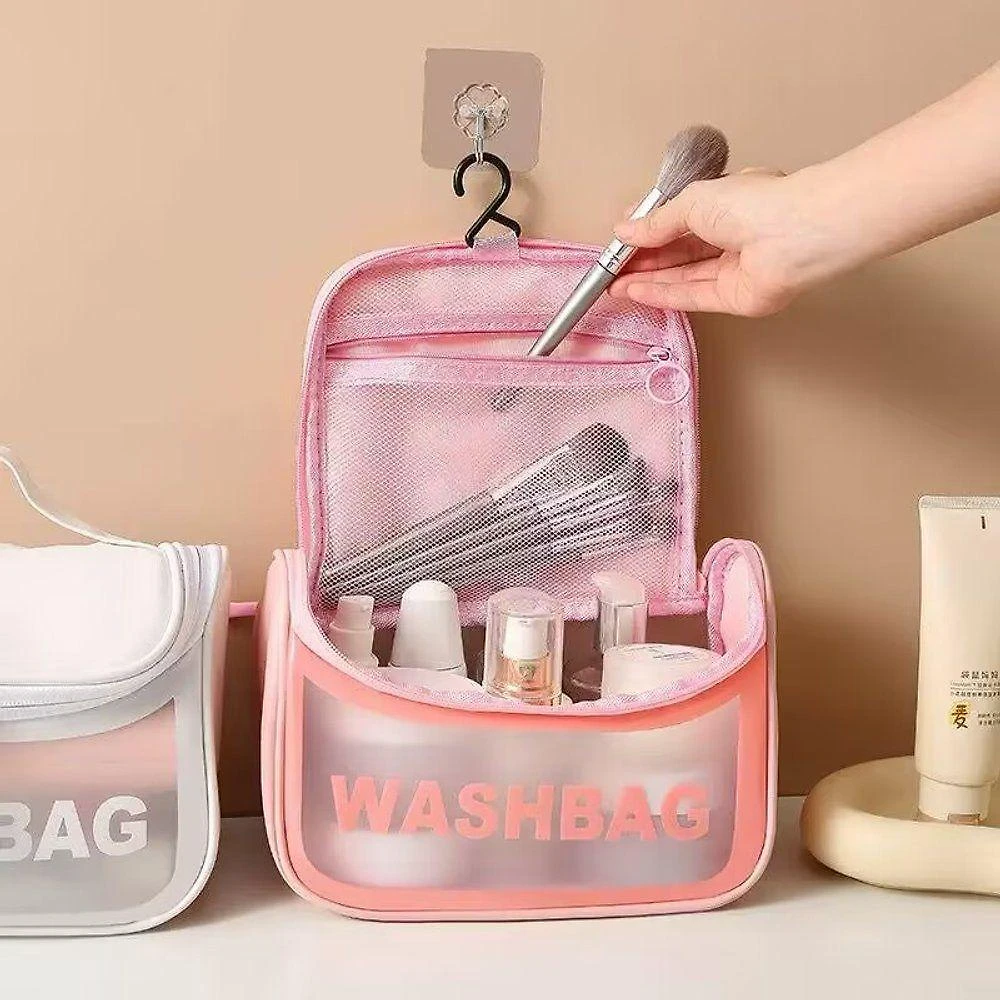 Necessaire Top Rio Comercial Bolsa de Mão Organizadora em Poliéster 15,5X13,5X22CM Rosa Adulto
