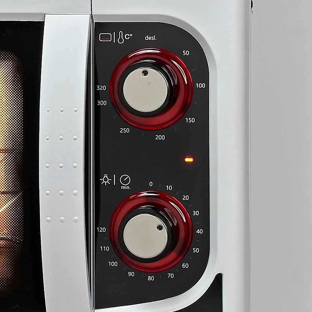 Forno Elétrico 44 Litros Fischer Gourmet Grill Bancada Branco 110V