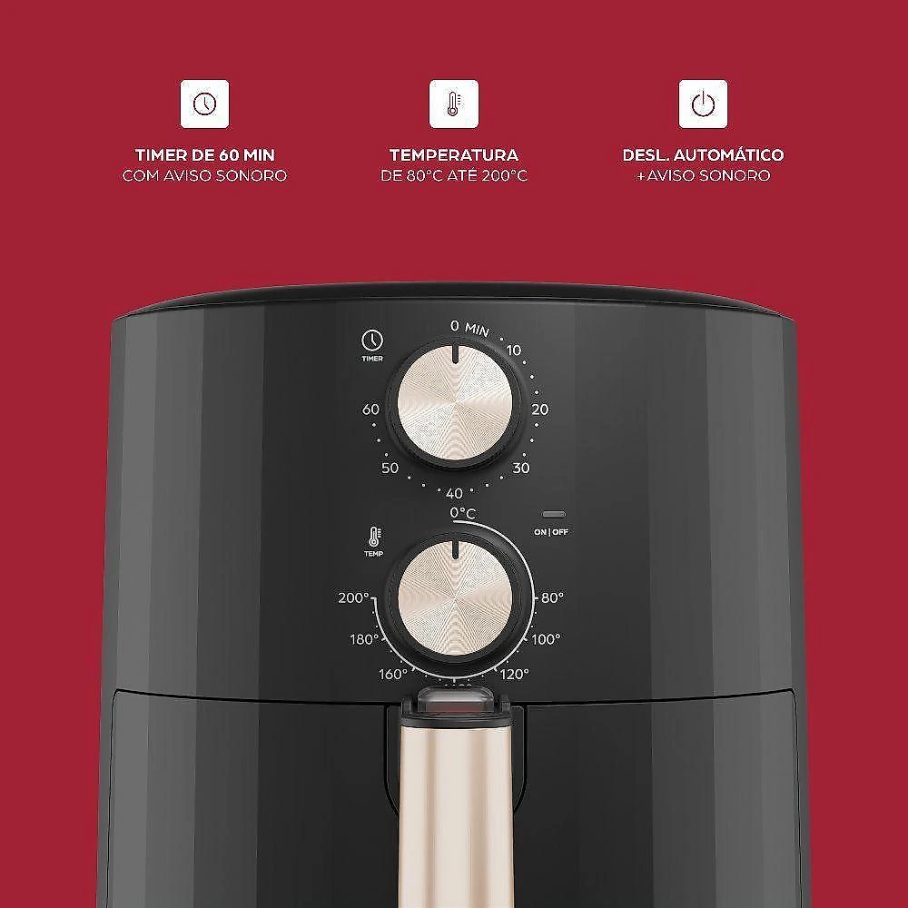 Fritadeira elétrica sem Óleo wap grand 5l 127v fw009535