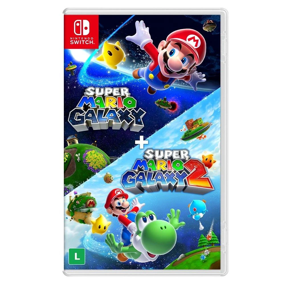 Jogo SUPER MARIO GALAXY + SUPER MARIO GALAXY 2, Nintendo Switch - NT000059NSW