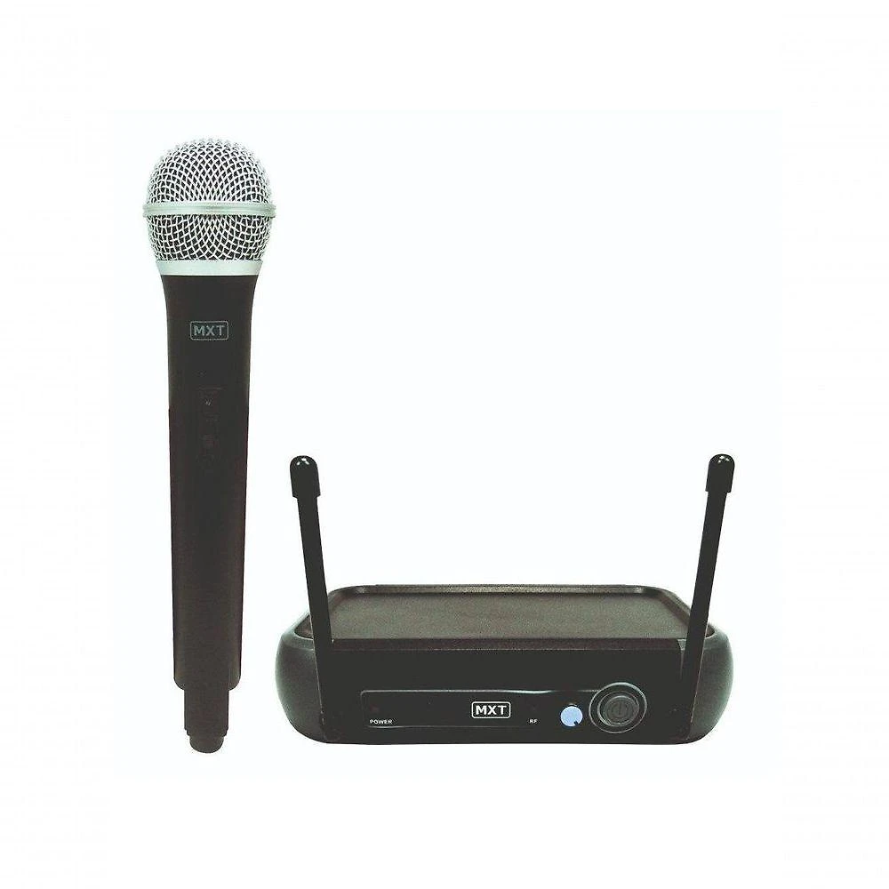 Microfone Sem Fio Mxt Uhf202-201 Frequencia 686.1mhz