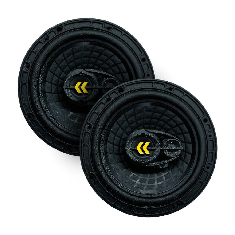 Alto Falante Triaxial Bravox Revo6 Som Automotivo 70W RMS Bivolt Preto