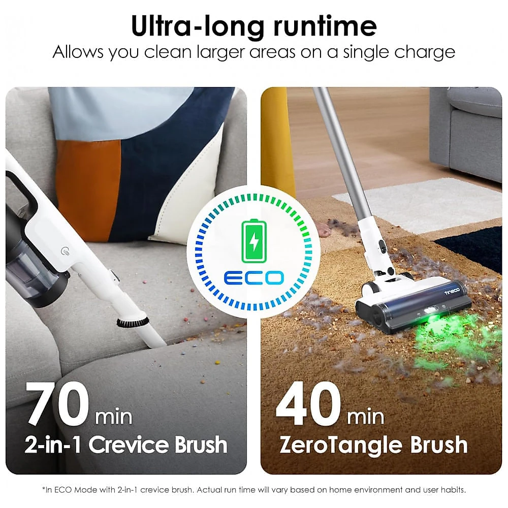 Aspirador Sem Fio Tineco Pure ONE Station 5 Branco 175W ZeroTangle iLoop Autolimpeza 70 Minutos Pure ONE Station 5 25.