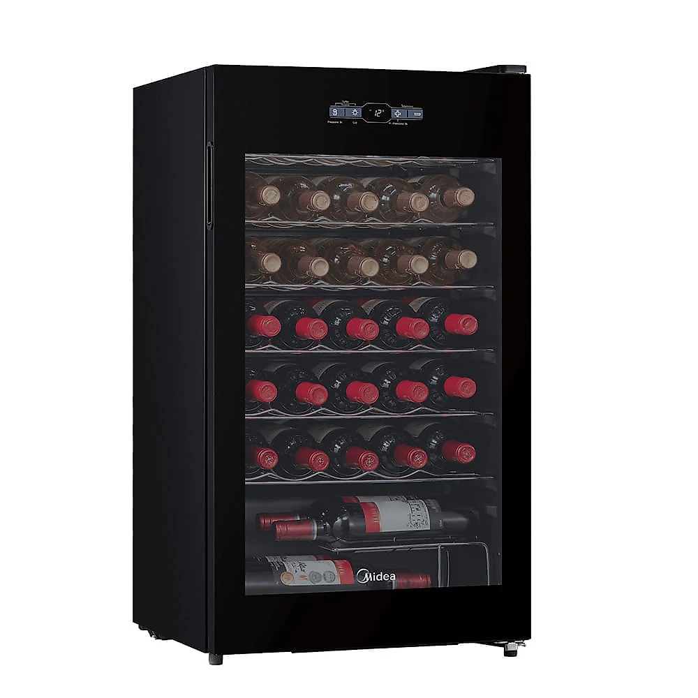 Adega de Vinhos Midea Inverter Smart para 34 Garrafas com até 18°C - MDRW150FGGGL3 Bivolt