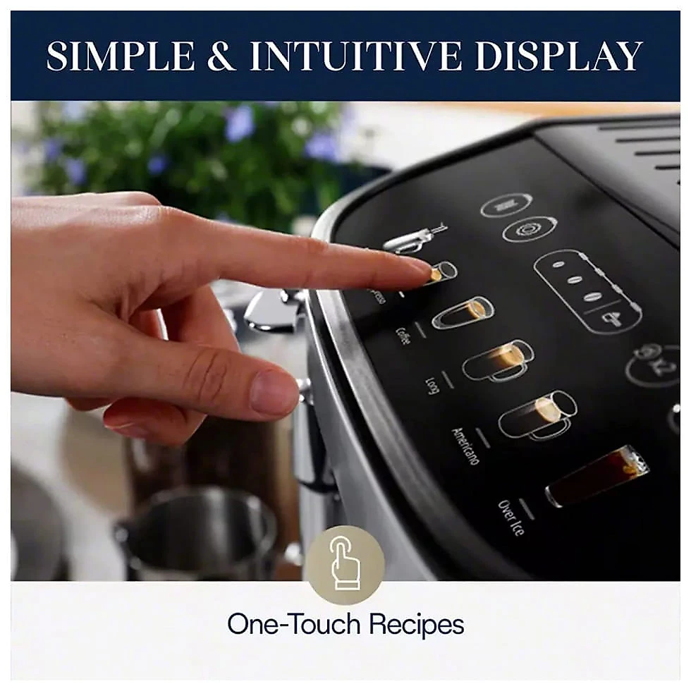 Máquina de Café Expresso DeLonghi ECAM29043SB Magnifica Evo, 110V Prata