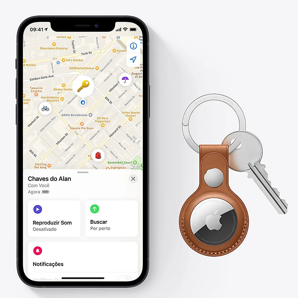 Apple AirTag (2ª Geração) Pacote com 4 Unidades
