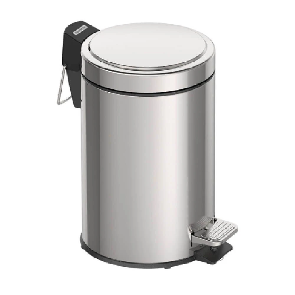 Lixeira Em Aço Inox Com Pedal 3 Litros - 94538103 - Tramontina Lixeira Aco Inox C-pedal 3lts Tramontin