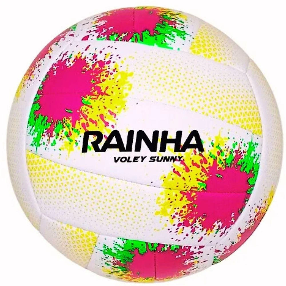 Kit de Vôlei Sunny com 2 Bolas e Rede Master Seda 5m Amarelo e Branco e Preto Rainha