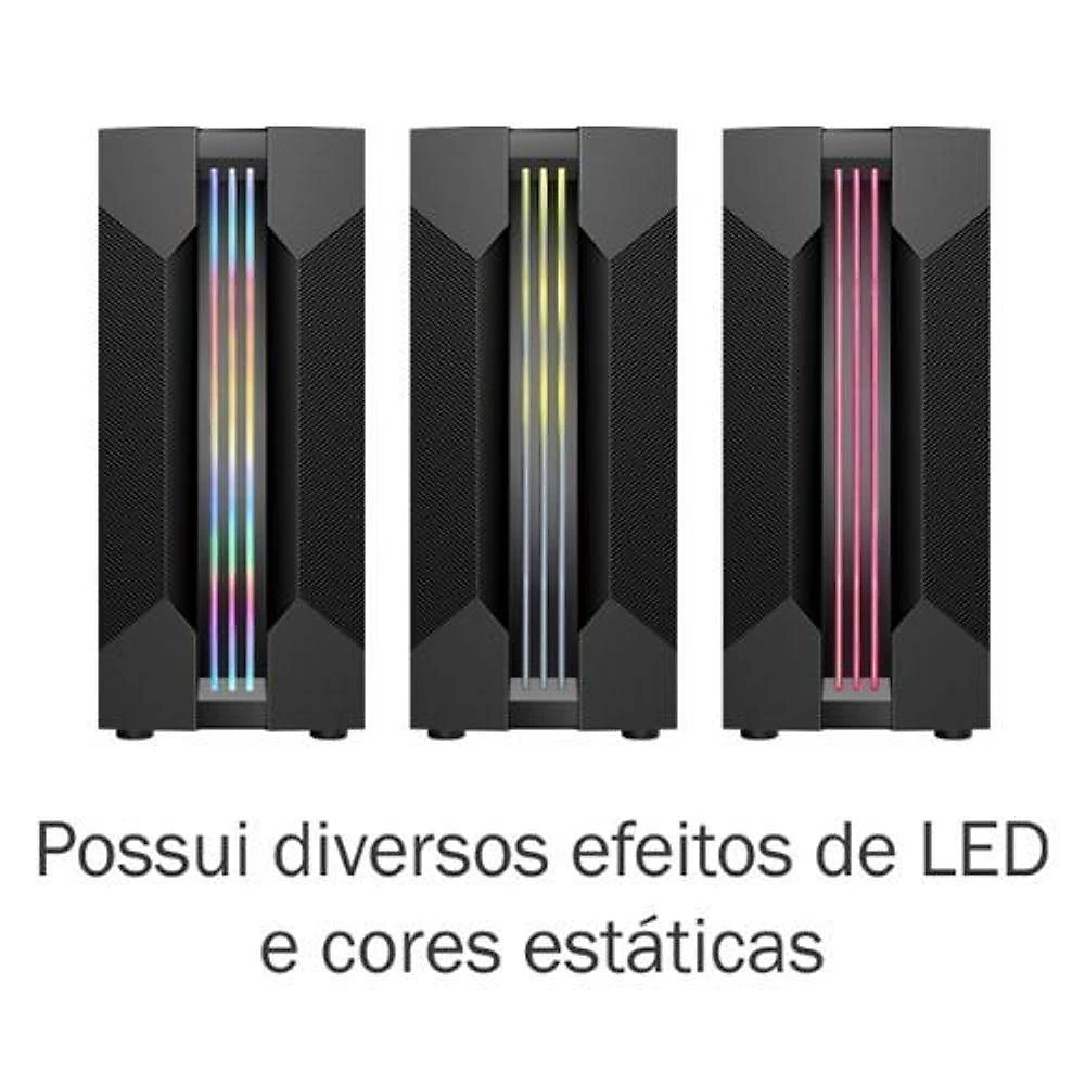 Gabinete Gamer Kmex Cg-01a9 Led Rgb - Bifrost Vi