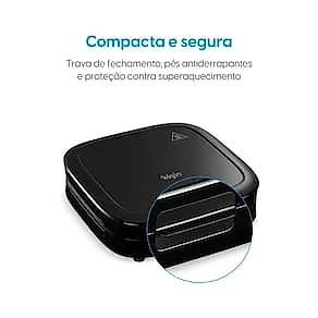 Sanduicheira Elgin SAN21 Duo Time 800W Aquecimento Duplo Revestimento Antiaderente 110V