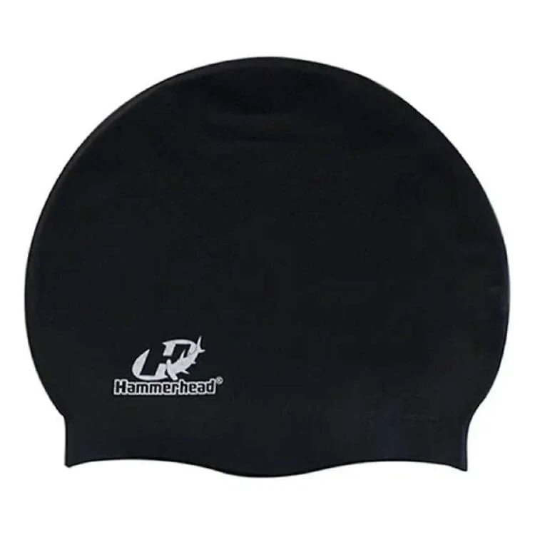Touca Natação Hammerhead Silicone Lisa XL - Preto