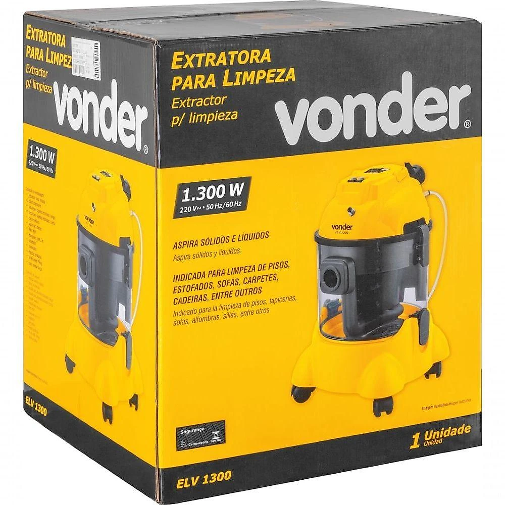 Extratora Para Limpeza Elv 1300 Vonder 220V