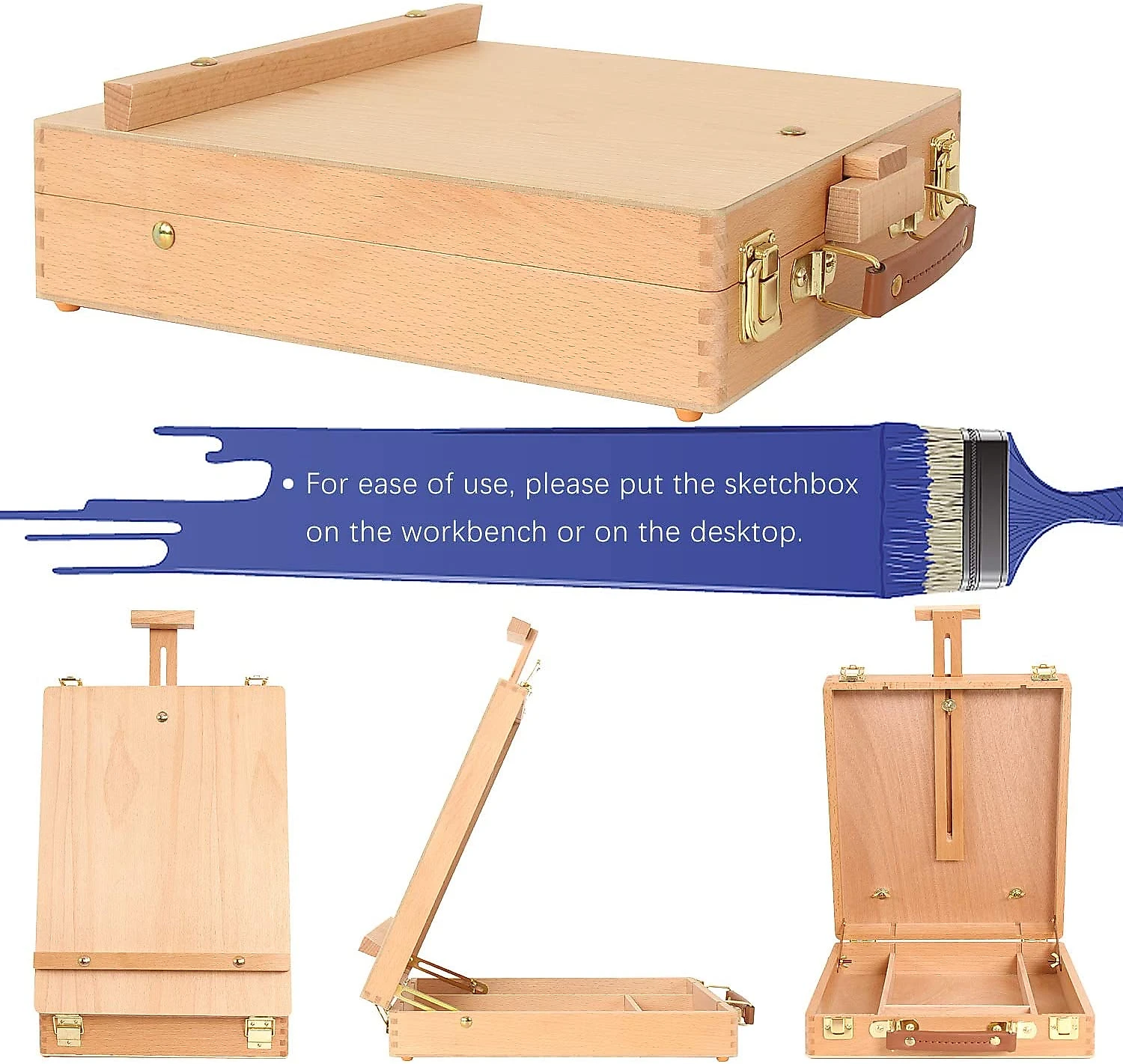 Kuyal Kit de Pintura Conjunto Artístico com 45 Peças Inclui 1 8 Tintas